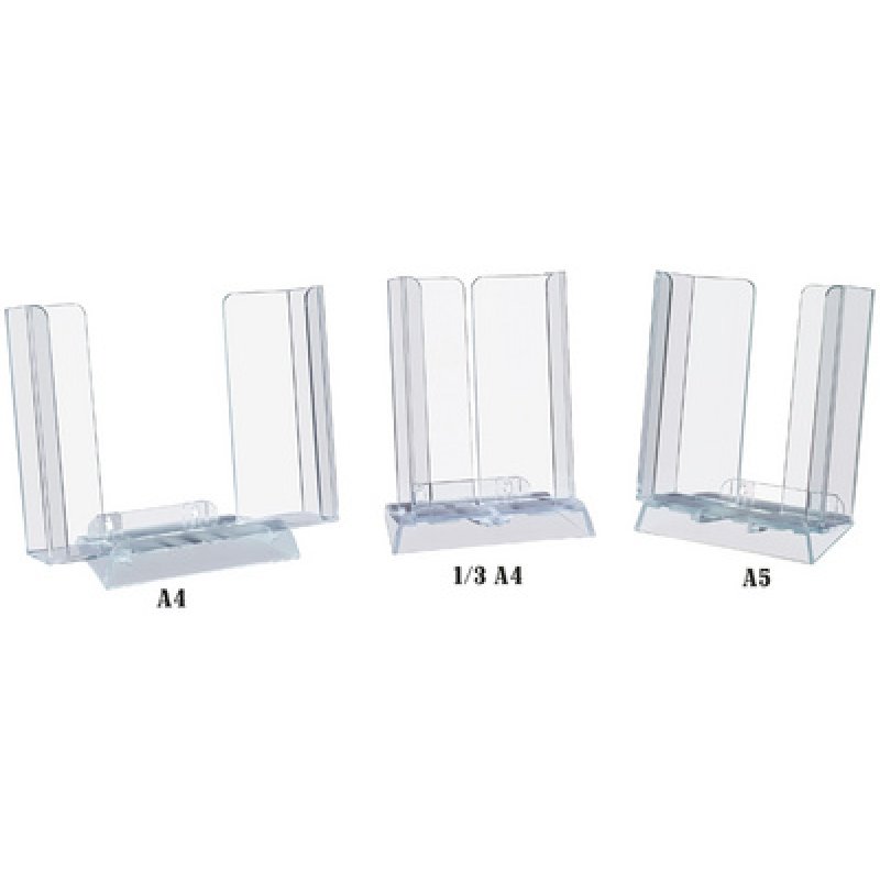 EUROPEL Porte-brochures de table, réglable, 1 compartiment