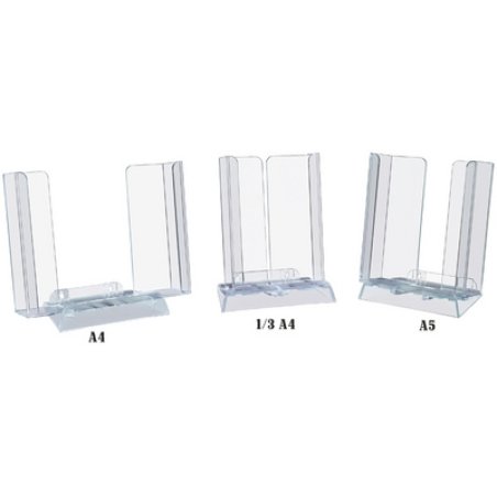 EUROPEL Porte-brochures de table, réglable, 1 compartiment