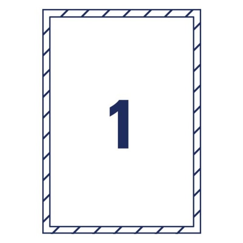 Avery L9001-10 étiquette à imprimer Blanc Imprimante d'étiquette adhésive