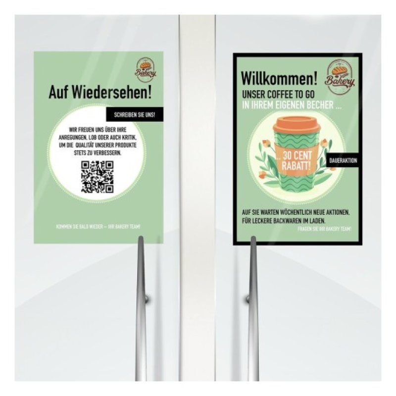 AVERY Zweckform Etiquette d'affichage vitrophanie, blanc