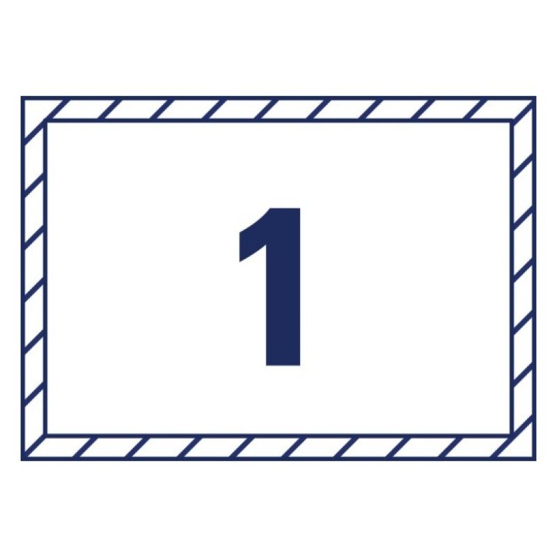 Avery L9002-10 étiquette à imprimer Blanc Imprimante d'étiquette adhésive