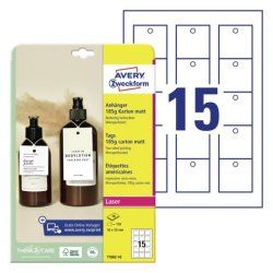 Avery Tags White Non-adhesive printer label