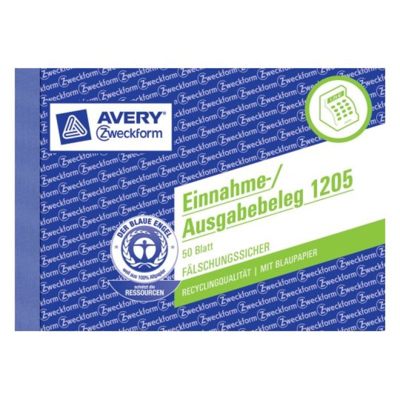 AVERY Zweckform Formularbuch "Einnahme-/Ausgabebeleg"