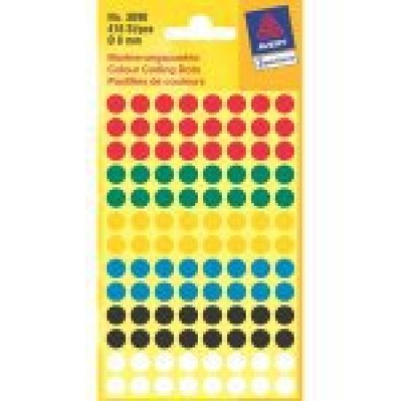 Avery Round Labels Ø 8 self-adhesive label 416 pc(s)