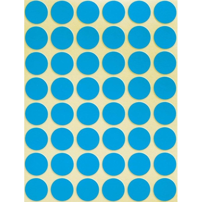 AVERY Zweckform Pastille de couleur, diamètre 18 mm, bleu