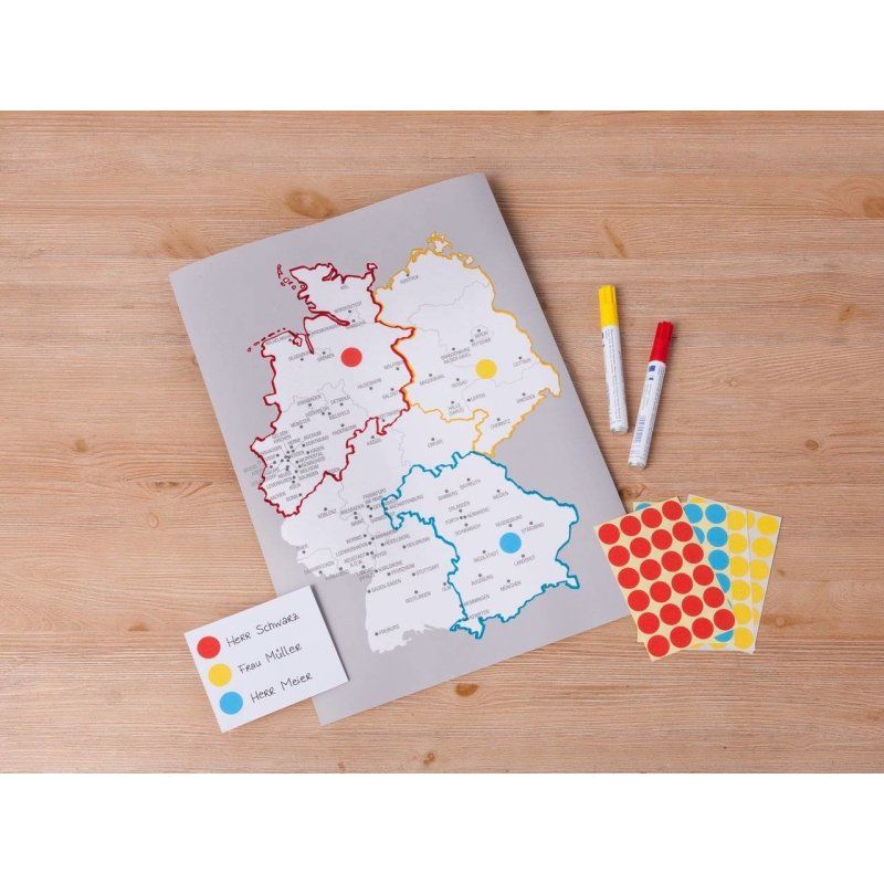 Avery Pastilles de couleur, vert, Ø 18,0 mm, Adhésif permanent