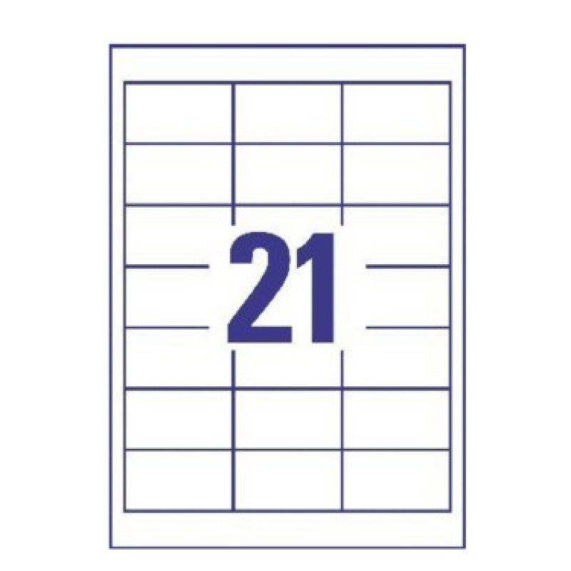 Avery 3670 printer label White