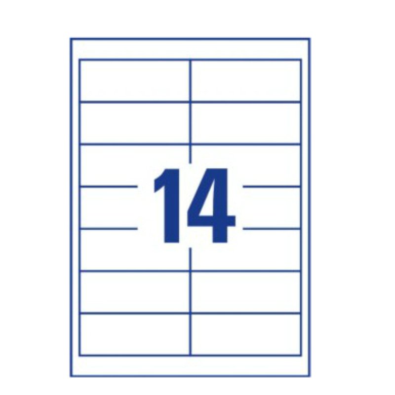 AVERY Zweckform Etiquette universelle, 97 x 37 mm, blanc