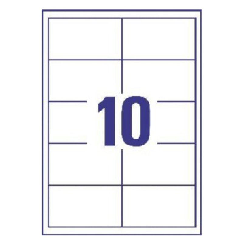 Avery 3679 printer label White