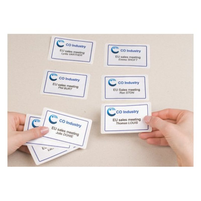 Avery J4785-20 self-adhesive label Rounded rectangle Removable White 200 pc(s)