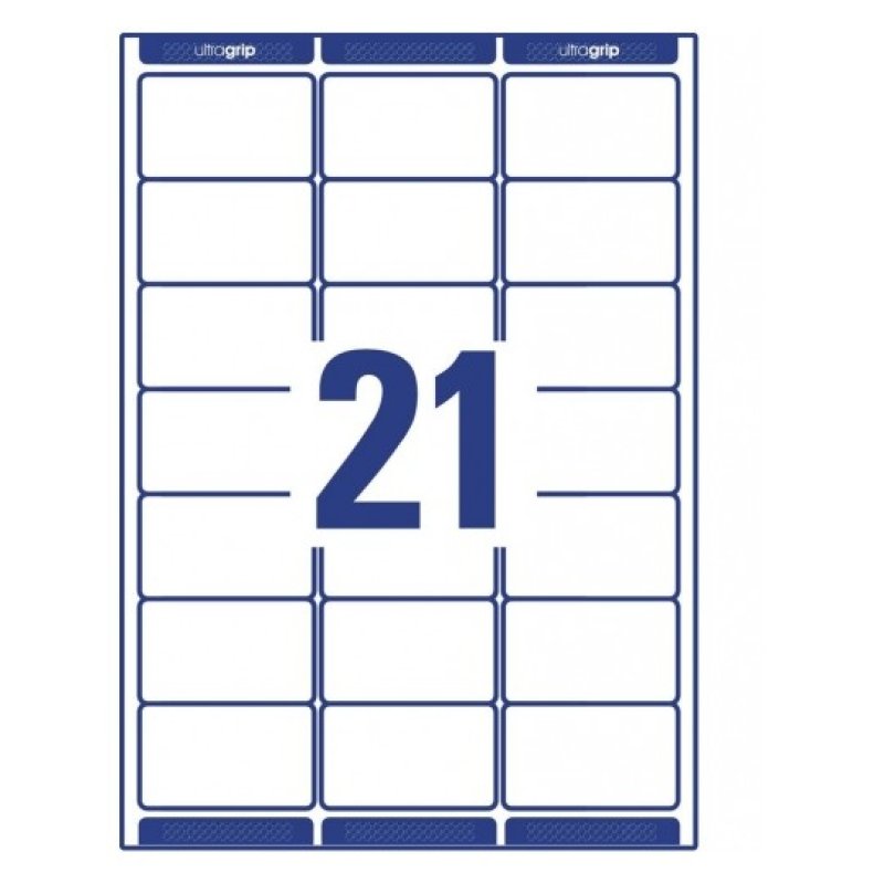 Avery 7160-10 self-adhesive label Rectangle Permanent White 210 pc(s)