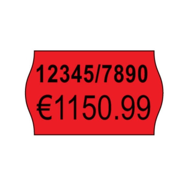 Avery RPLP1626 printer label Red Self-adhesive printer label