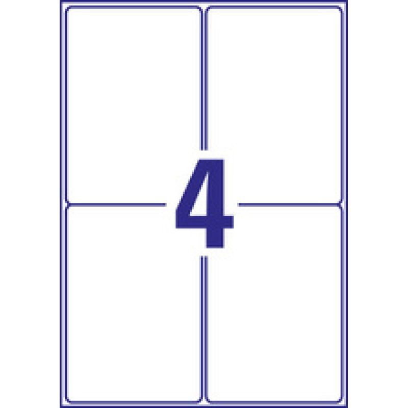 AVERY Zweckform Étiquette d'expédition, 99,1x143,5 mm, blanc