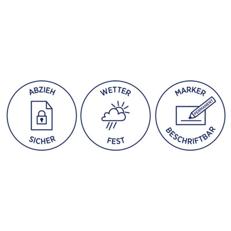 AVERY Zweckform Prüfplaketten, 2026, NoPeel, grün, 30 mm
