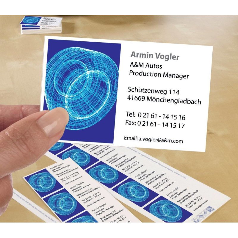 Avery C32010-10 business card Laser/Inkjet Cardboard White 100 pc(s)