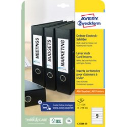 AVERY Zweckform Etiquette pour dos de classeurs, 50 x 146 mm