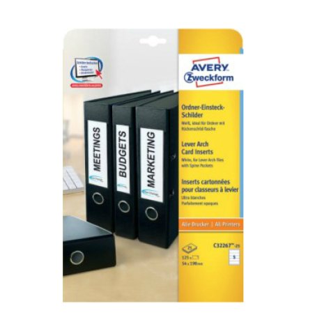 Avery C32267-25 étiquette à imprimer Blanc Imprimante d'étiquette adhésive