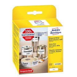 Avery A1933085 self-adhesive label Rounded rectangle Permanent White 450 pc(s)