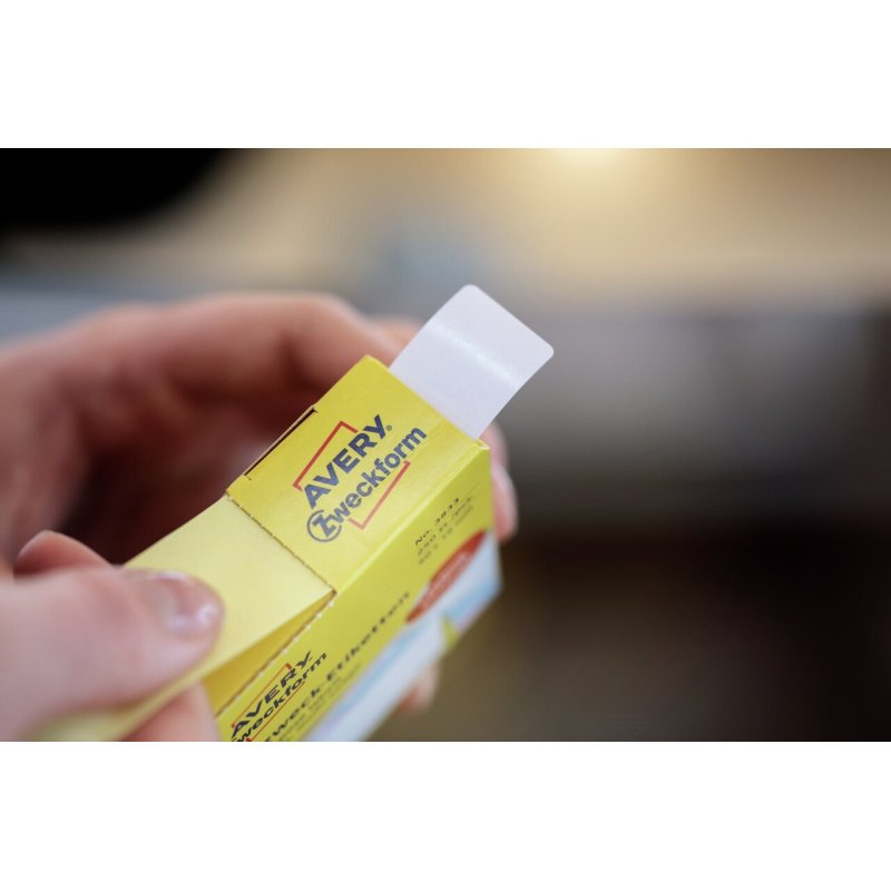 Avery 3852 self-adhesive label Round Permanent Yellow 800 pc(s)