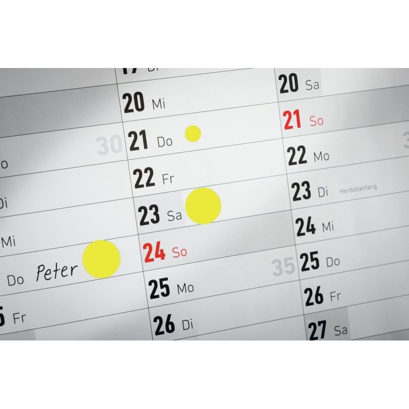 Avery 3852 self-adhesive label Round Permanent Yellow 800 pc(s)