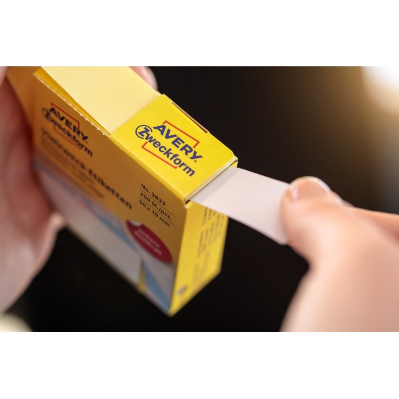 Avery 3855 self-adhesive label Round Permanent Green 250 pc(s)