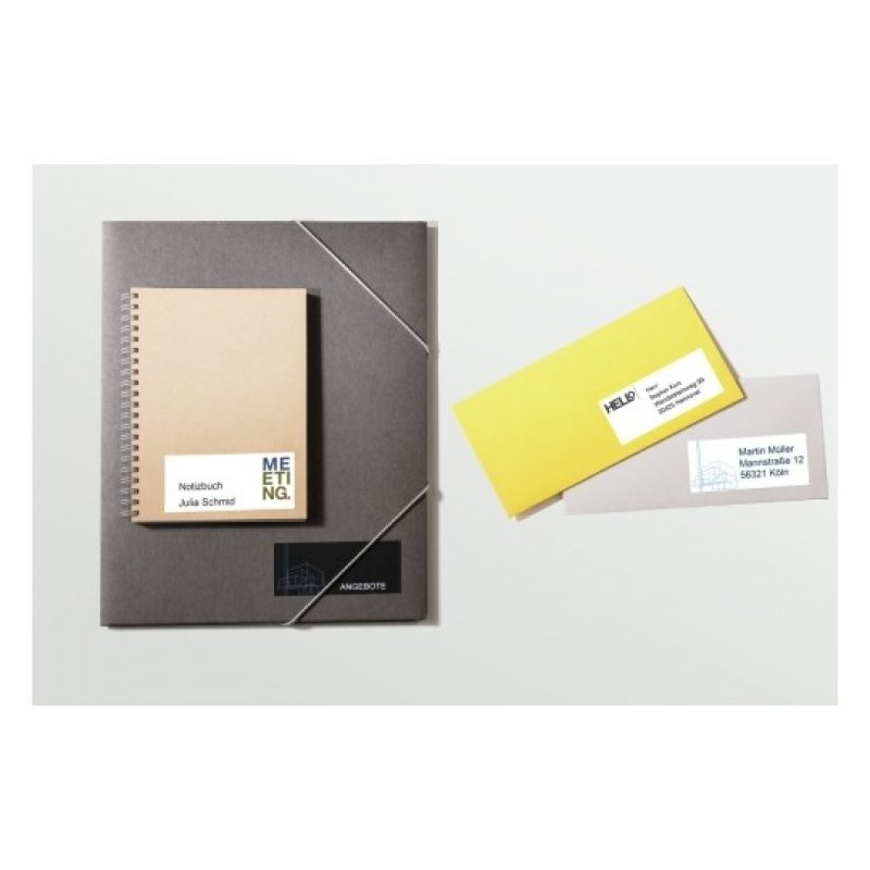 Avery 3424-10 self-adhesive label Rectangle Permanent White 120 pc(s)