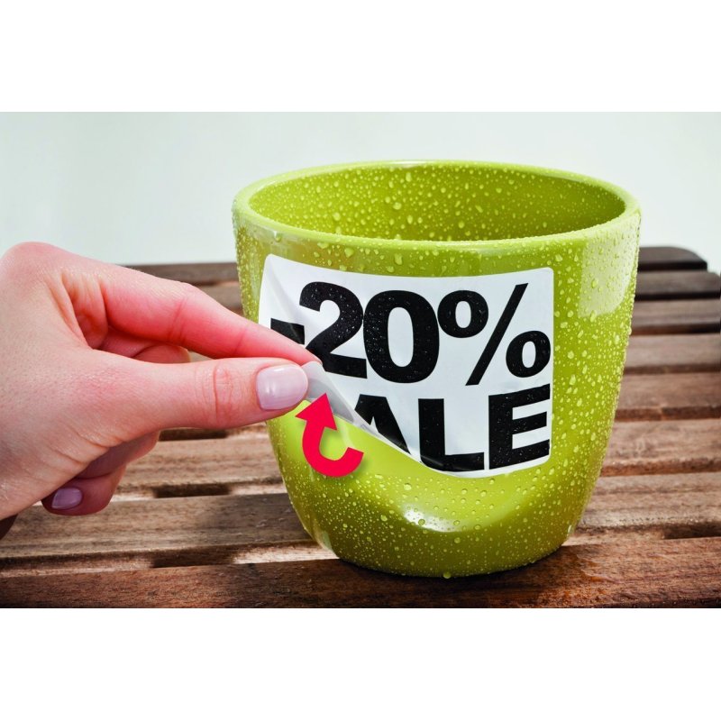 Avery L4775REV-20 étiquette auto-collante Rectangle Permanent Blanc 20 pièce(s)