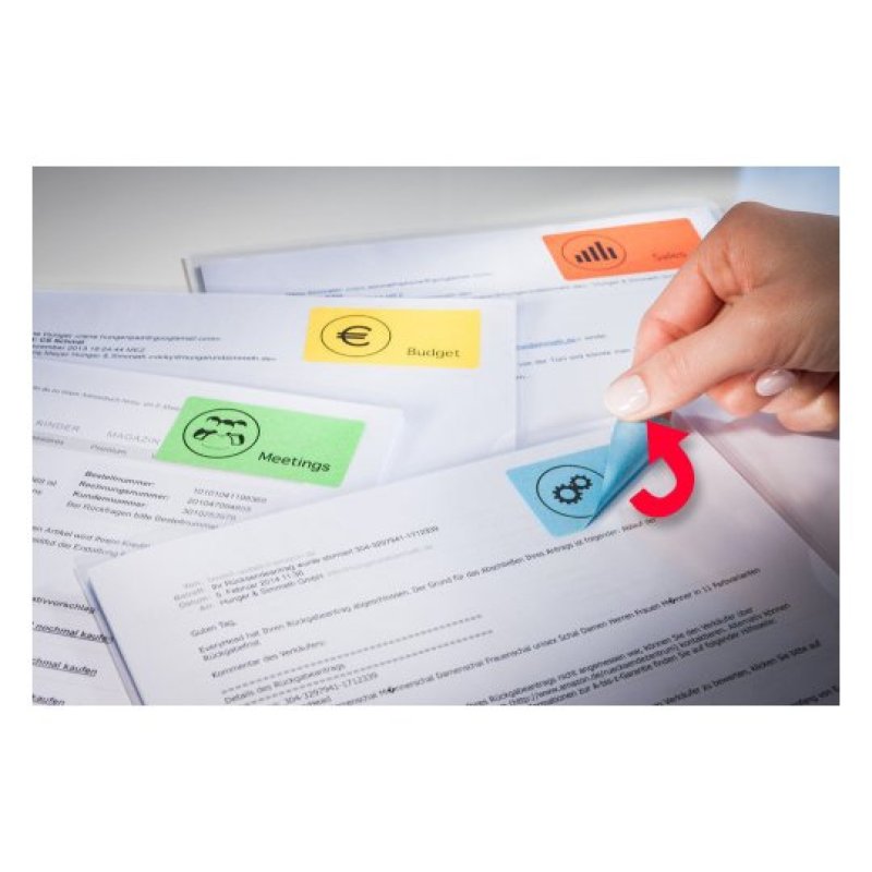 Avery L4791-20 self-adhesive label Rounded rectangle Removable Blue 1300 pc(s)