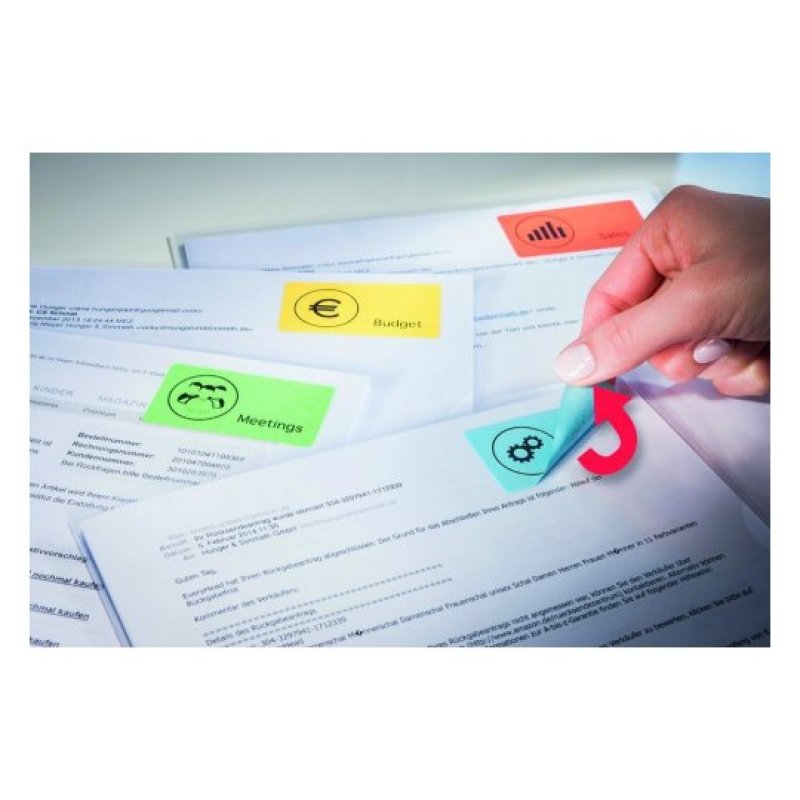 AVERY Zweckform Stick&Lift Etiquette, 38,1 x 21,2 mm, jaune