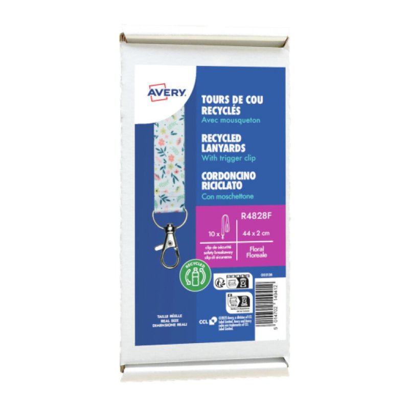 Avery R4828F sangle Porte-badge Tissu Multicolore