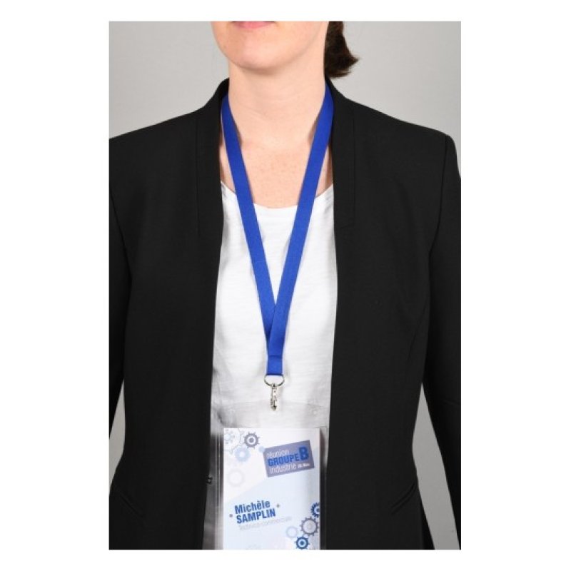 Avery 4842B identity badge/badge holder Metal, Polyethylene terephthalate (PET) 10 pc(s)