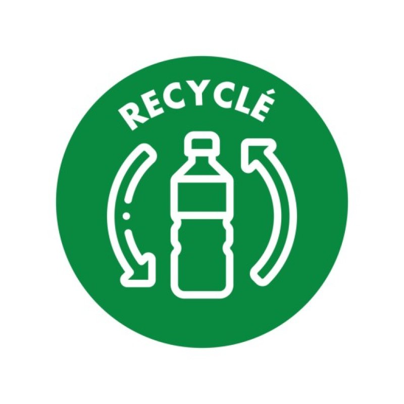 AVERY Tour de cou, en rPET, 440 x 15 mm, bleu