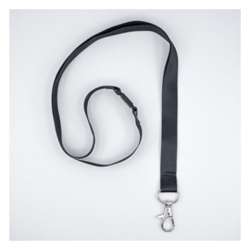 AVERY Tour de cou, en rPET, 440 x 15 mm, noir