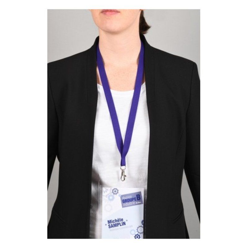 Avery 4842P identity badge/badge holder Metal, Polyethylene terephthalate (PET) 10 pc(s)