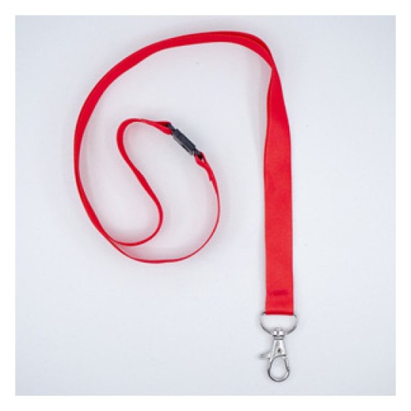 AVERY Tour de cou, en rPET, 440 x 15 mm, rouge