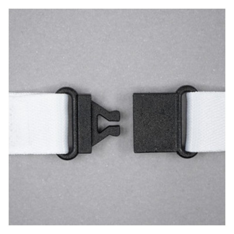 AVERY Tour de cou, en rPET, 440 x 15 mm, blanc