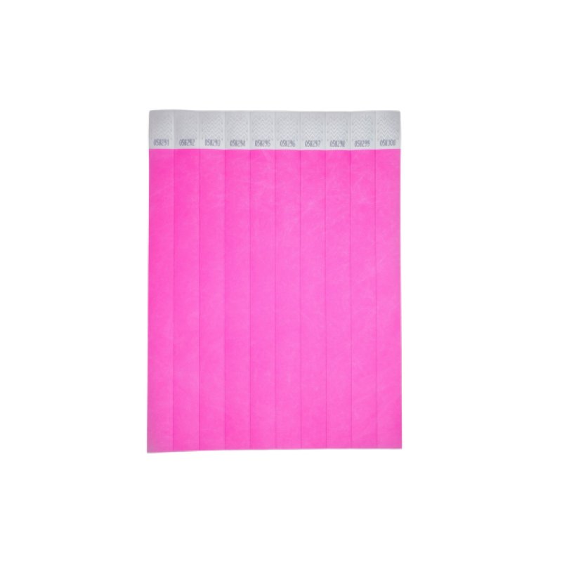 AVERY Bracelet imprimable, 256 x 19 mm, rose fluo