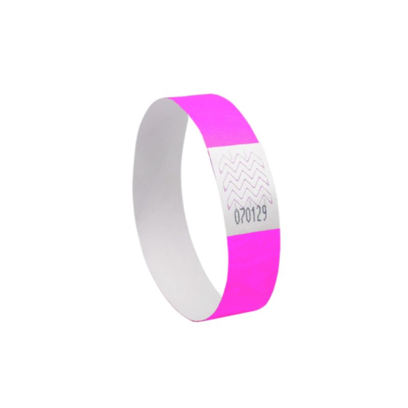 AVERY Bracelet imprimable, 256 x 19 mm, rose fluo