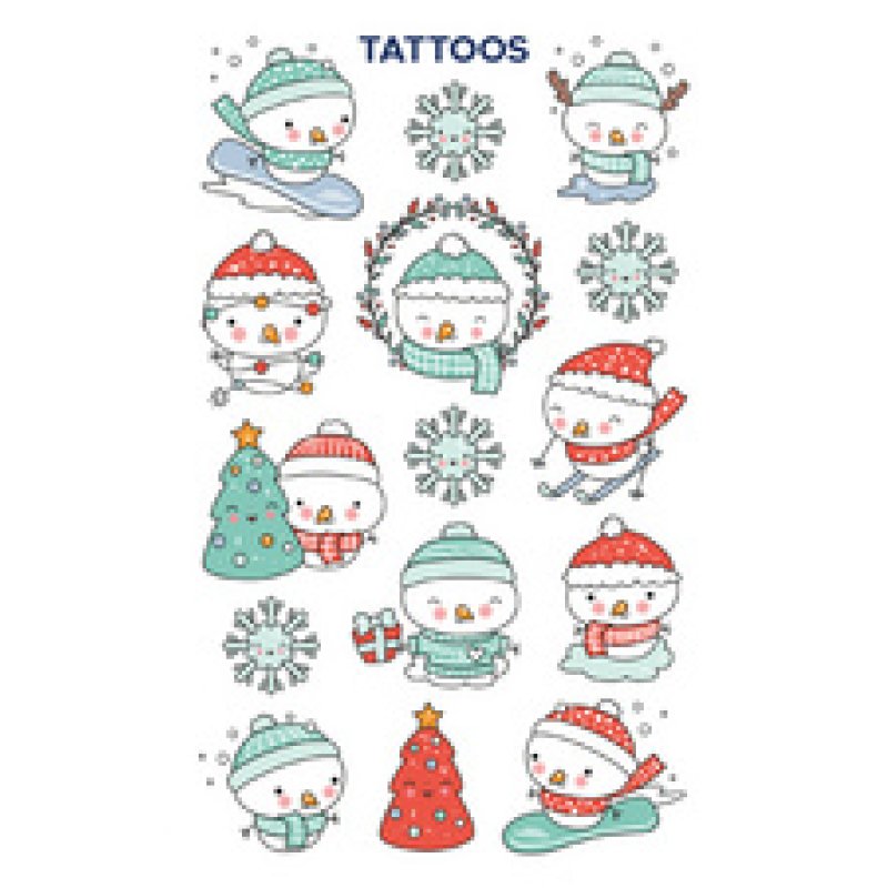 ZDesign KIDS Tatouages de Noël "Animaux"