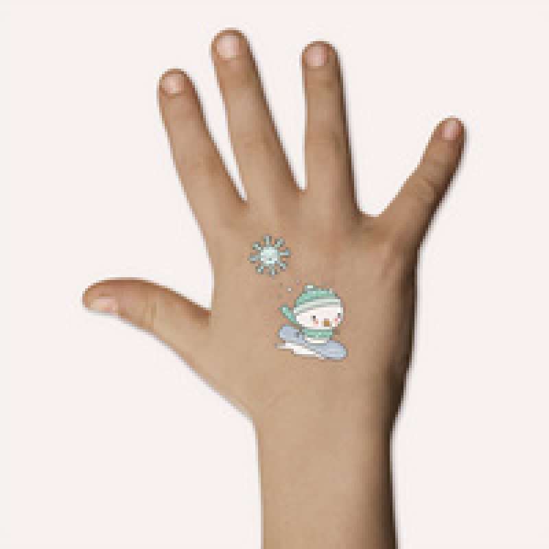 ZDesign KIDS Tatouages de Noël "Bonhomme de neige"