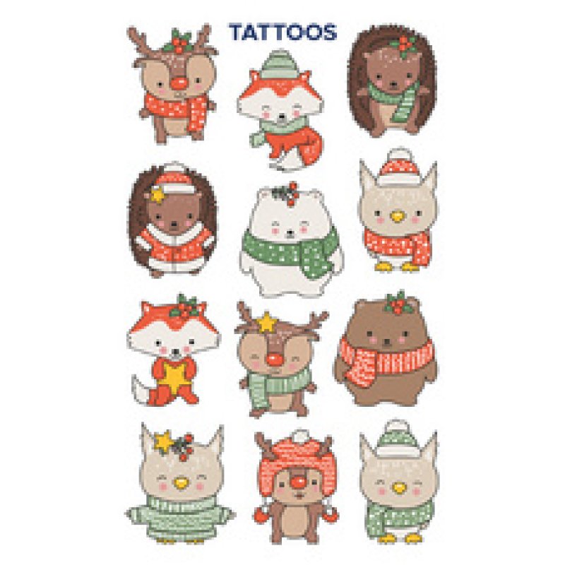 ZDesign KIDS Tatouages de Noël "Étoiles"