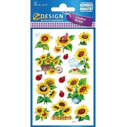 AVERY Zweckform Sticker ZDesign "tournesols & coccinelles"