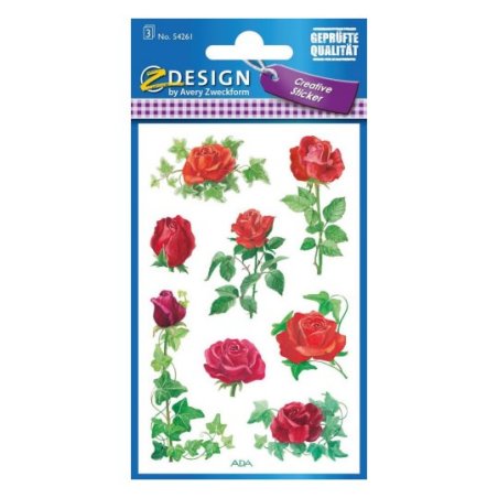 Avery 54261 decorative sticker Paper Multicolour Permanent 24 pc(s)