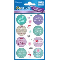 AVERY Zweckform CREATIVE Geschenke-Sticker "Sprüche"