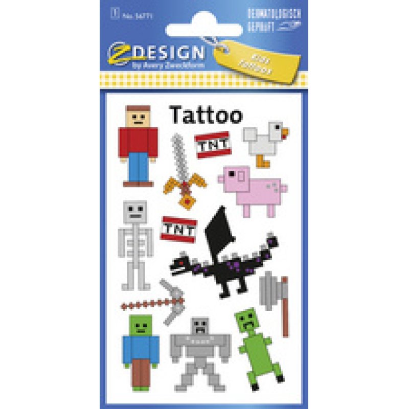 AVERY Zweckform Tatouages ZDesign Kids "Pixel"