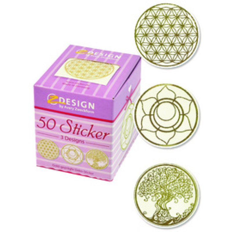 AVERY Zweckform Sticker ZDesign sur rouleau "fleur de vie"
