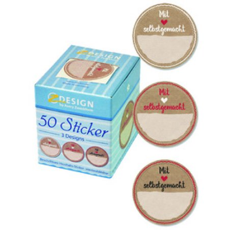 AVERY Zweckform ZDesign Sticker auf Rolle "Selbst gemacht"