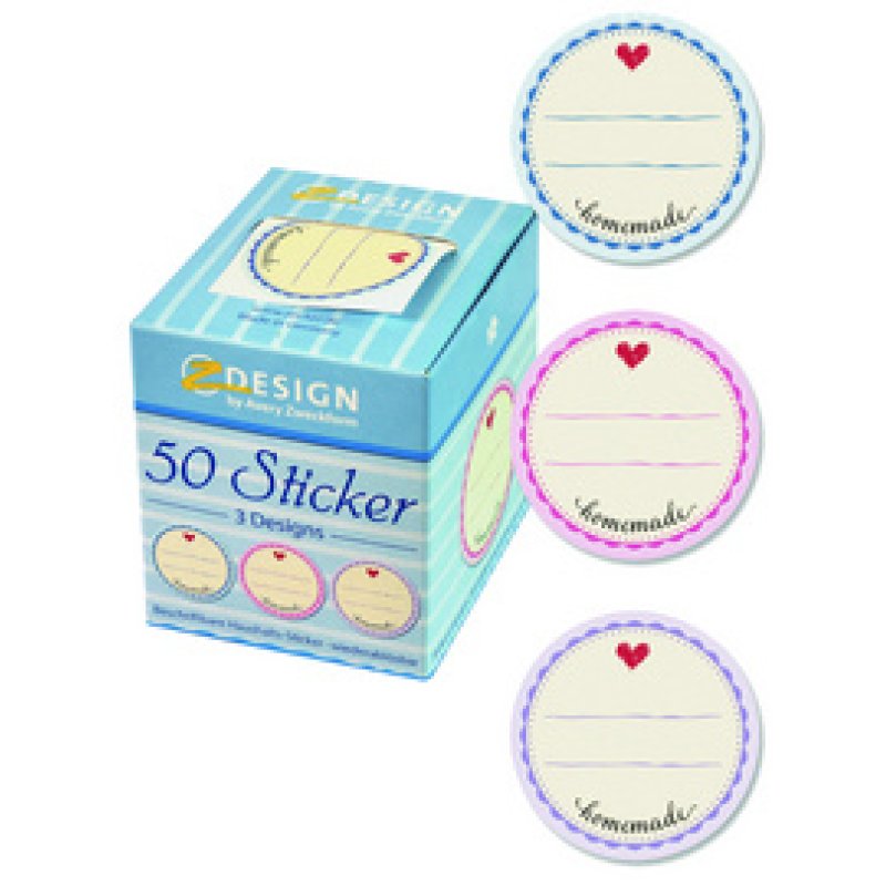 AVERY Zweckform ZDesign Sticker auf Rolle "Selbst gemacht"