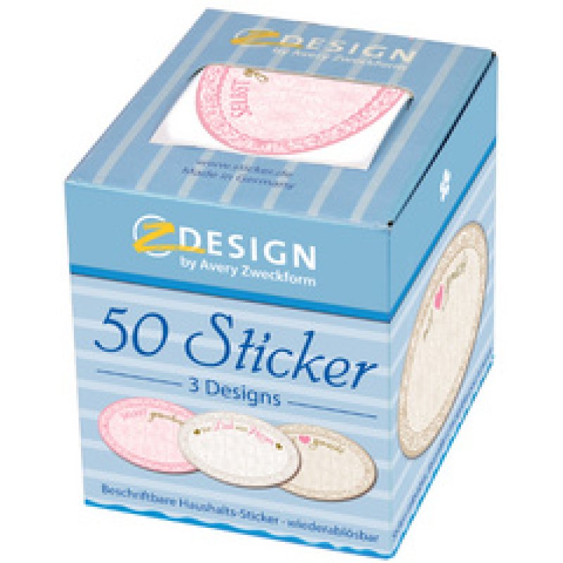 AVERY Zweckform ZDesign Sticker auf Rolle "Selbst gezaubert"