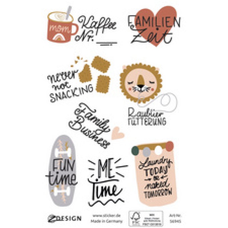 AVERY Zweckform ZDesign Sticker CREATIVE "Jeu pour bébé"